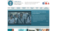 Desktop Screenshot of chirurgoortopedico.it